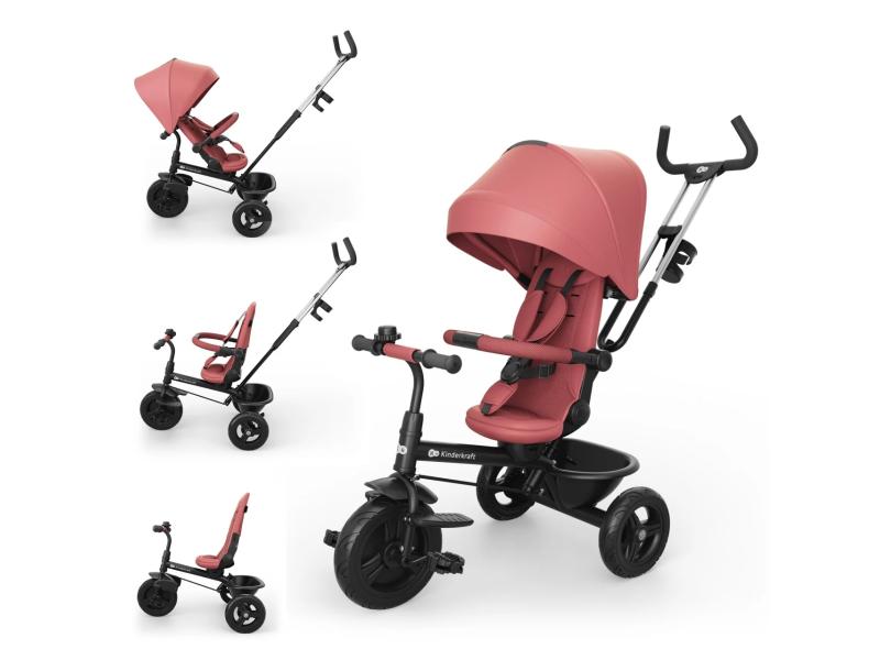 KINDERKRAFT TRICIKL ASTON 2 PLUS PINK