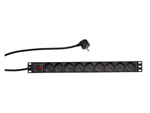 MAXPRO LINE Napojna letva 19 inča, 9 mesta, 16A LAN04089