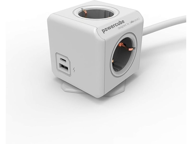 ALLOCACOC PowerCube 4xSchuko + USB A+C 1.5m 10436/DEEUAC