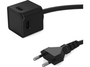 ALLOCACOC 4xUSB Cube 1.5m Produžni kabl 10464BK/EUEUMC