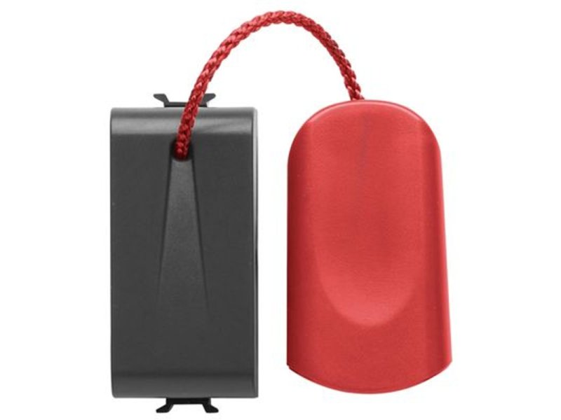 GEWISS GW12136 – Unipolarni taster – NA 16A – sa sponom – 250V AC – 1 modul – Satin Black – ChoruSmart