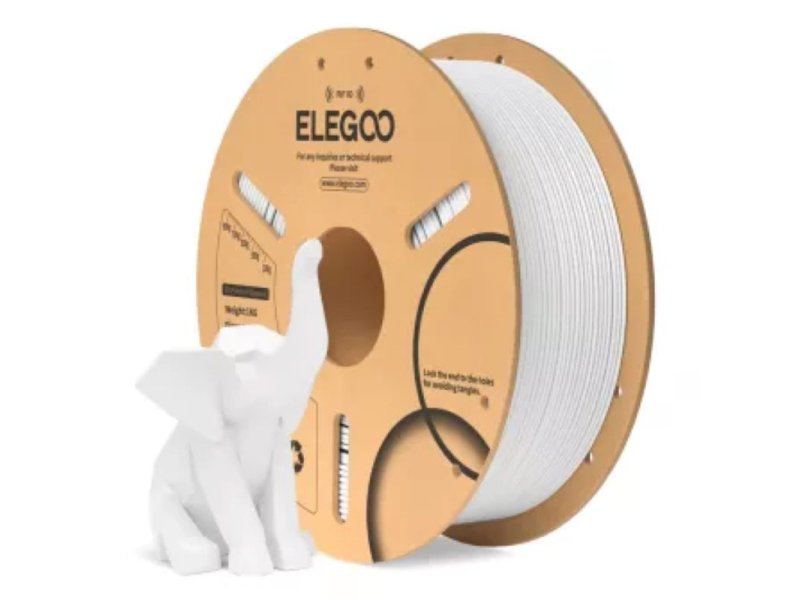 ELEGOO PLA White 1,75 mm / 1000 g Paper Spool(RFID)