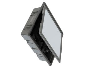 GEWISS GW24617 podna izlazna kutija - inoks poklopac - sistem 32 modula