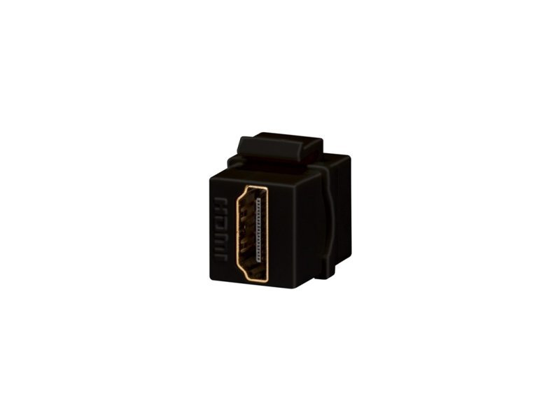 GEWISS GW38056 hdmi spojnica – keistone jack – ženski / ženski – crn
