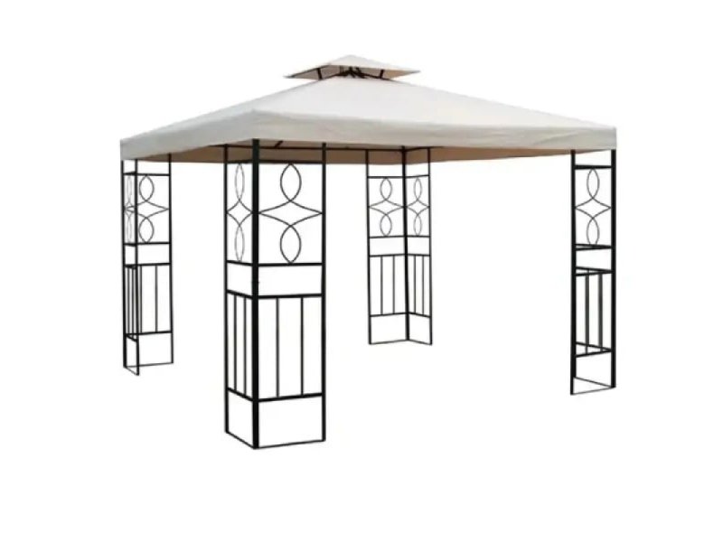 Lemon Planet Baštenski paviljon Gazebo 3x3m beli 22-0075