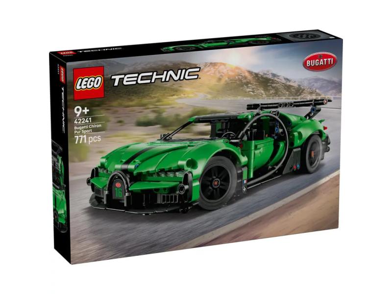 LEGO 42241 Zeleni Bugatti Chiron Pur Sport hiperautomobil