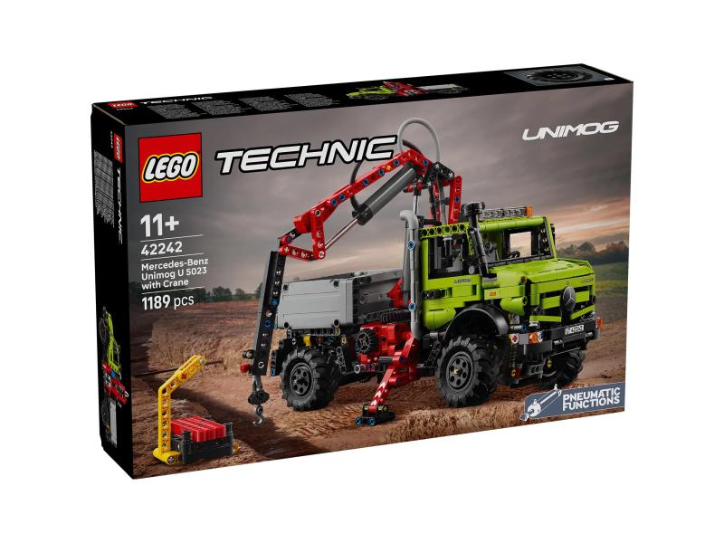 LEGO 42242 Mercedes-Benz Unimog U 5023 sa kranom