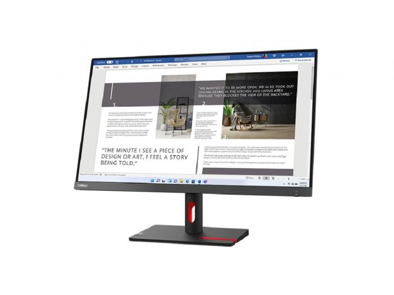 LENOVO ThinkVision S27i-30 (Storm Grey) Full HD IPS, 1x VGA, 2x HDMI, VESA 100×100 (63DFKAR4EU)