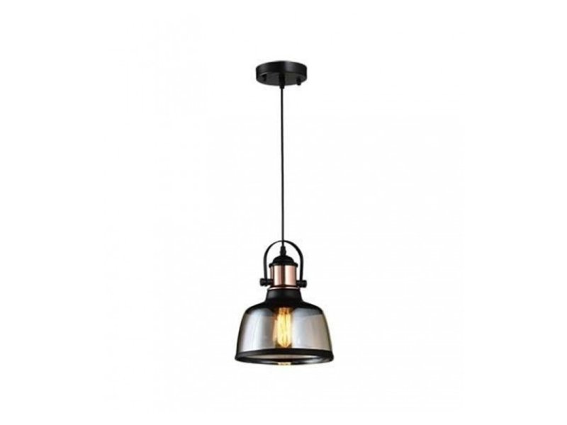 BBLINK RUSTIK 93 VISILICA 1*E27 BLACK/COPER/COGNAC GLASS
