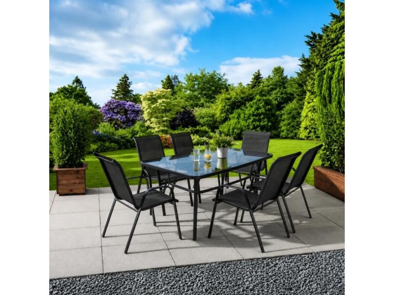 Lemon Planet Baštenska garnitura set 6 stolica+sto Bali 24-SA01802