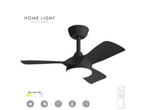 HOME LIGHT FD220 Bryce Plafonski ventilator crni
