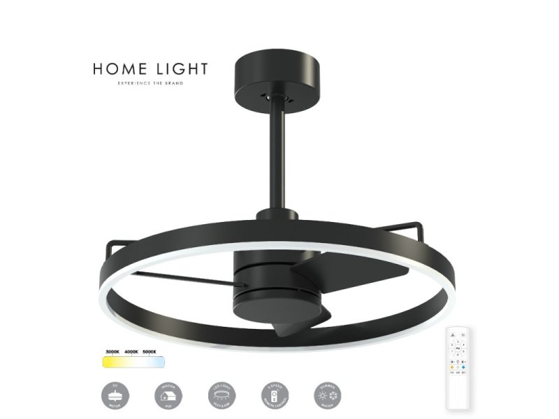 HOME LIGHT FD210 Breeze Plafonski ventilator crni