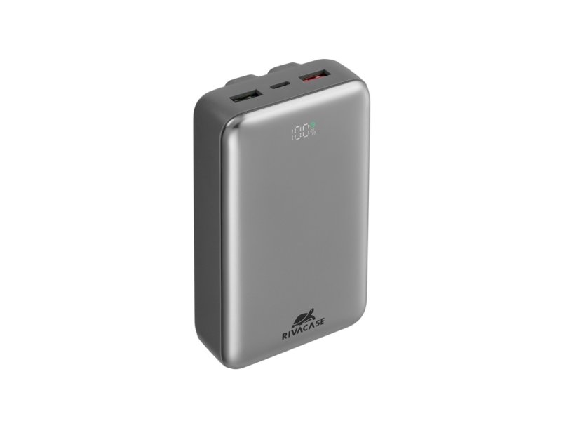 RIVACASE Powerbank 20000mAh 30W VA2612 C+L int. cab black