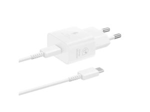 SAMSUNG Kućni punjač EP-T2510 sa kablom 25W BELI (1301269) OUTLET