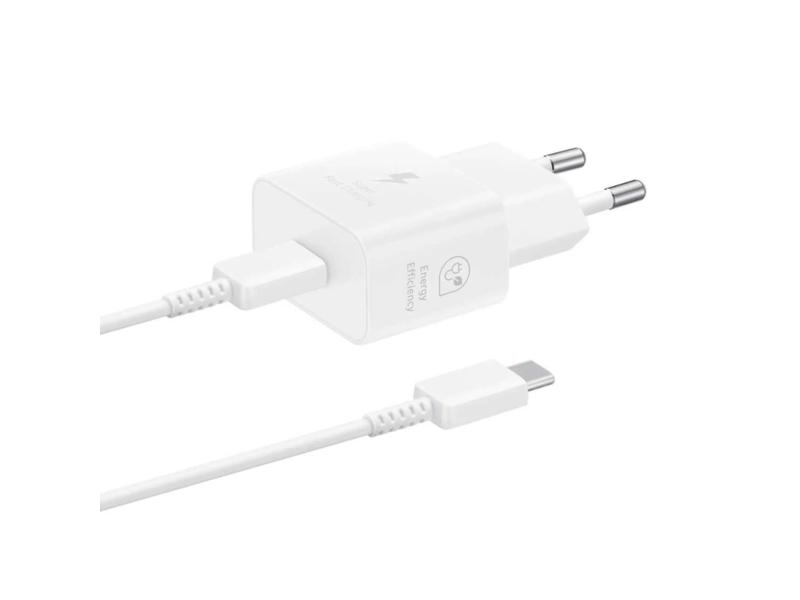 SAMSUNG Kućni punjač EP-T2510 sa kablom 25W BELI (1301269) OUTLET
