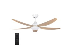 PROSTO Beli plafonski ventilator 142cm, 5 elisa, LED CFB5605L-5/50WH PROSTO Beli plafonski ventilator 142cm, 5 elisa, LED CFB5605L-5/50WH