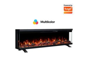 PROSTO Smart elekt. panorama 50'' 3u1 kamin 1800W