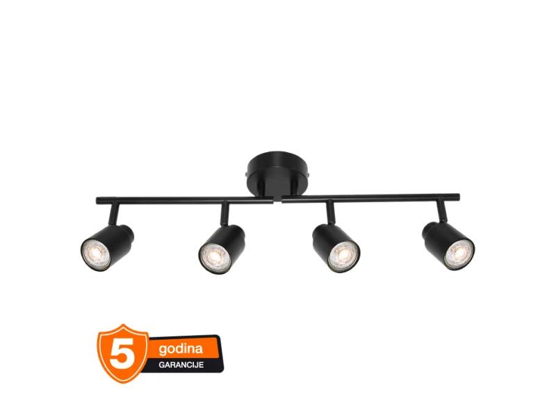 OSRAM PRIMAL crna spot lampa 4xGU10 4099854587405E