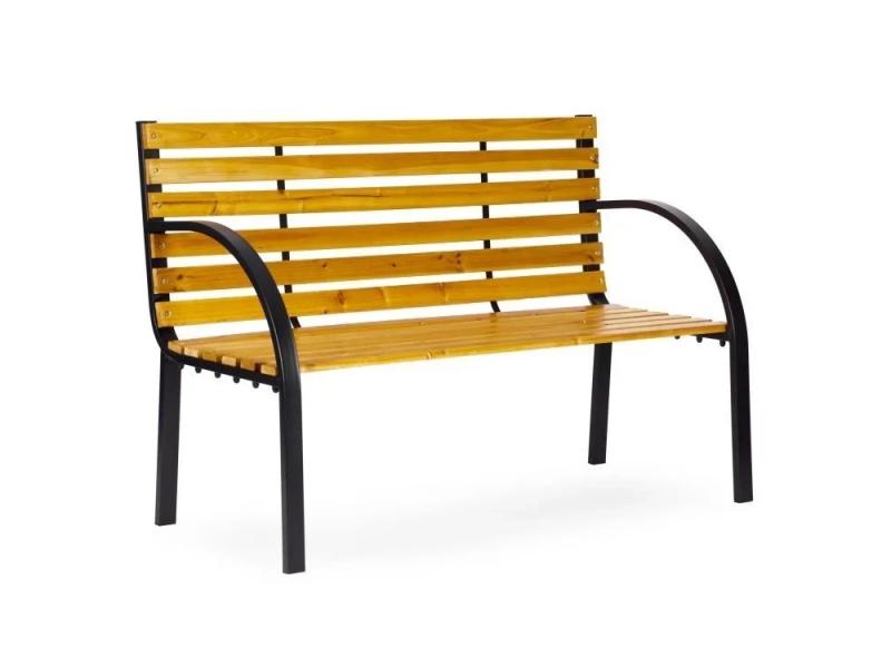 MultiGarden Drvena bastenska klupa sa naslonom 12257 cm – MultiGarden