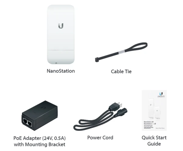 Ubiquiti UQ-NSM5-LOCO NanoStation M5 LOCO 5GHz, 13 dBi, MIMO 2×2 tehnologija