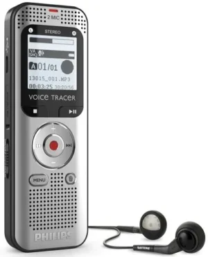 Philips diktafon DVT2015 Mono 8GB/LCD 2x AAA,USB 2.0