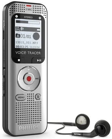 Philips diktafon DVT2015 Mono 8GB/LCD 2x AAA,USB 2.0