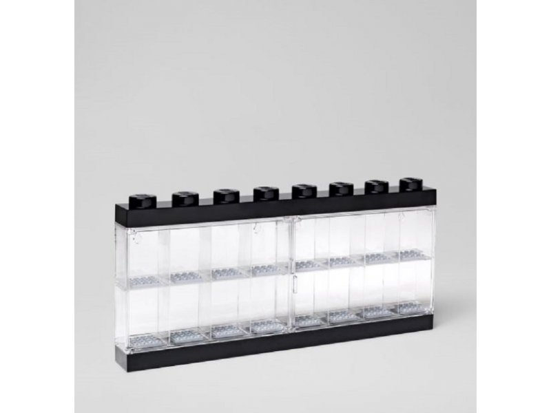 LEGO IZLOŽBENA POLICA ZA 16 MINIFIGURA: CRNA