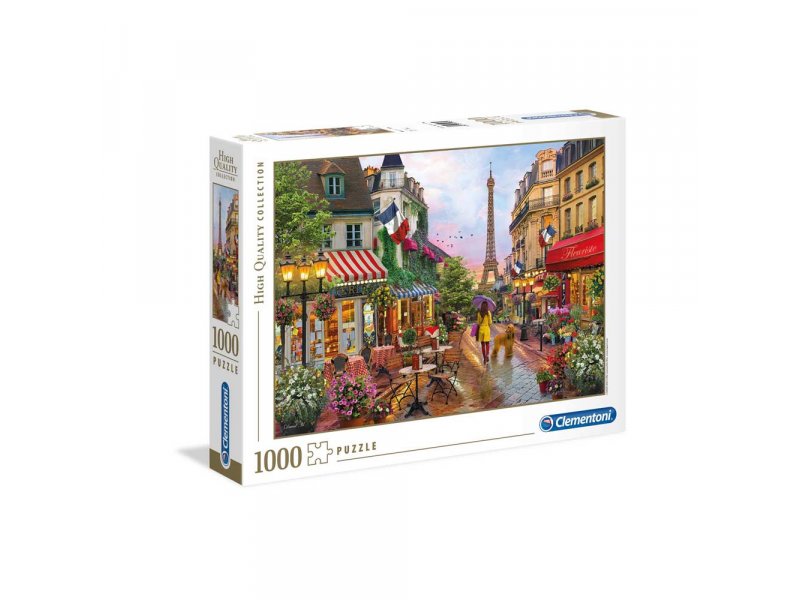 CLEMENTONI PUZZLE 1000 HQC FLOWERS IN PARIS – 2019