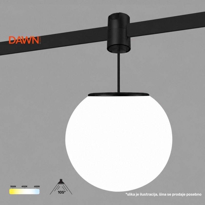 DAWN LED MODUL 9029 W 7W CCT CRNA