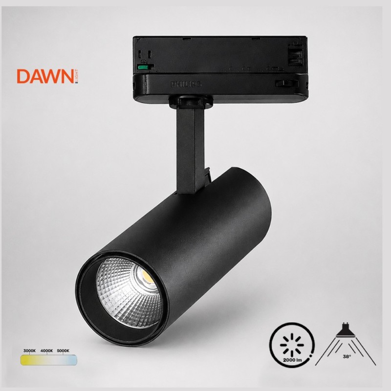 DAWN LED REF SINSKI EL-T21D020 20W CCT CRNI TROFAZNI