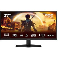 Monitor 27' AOC C27G42E VA/Zakrivljeni/FHD/180Hz/1ms GtG/HDMIx2, DP/Sync/VESA/Zvucnici/Crna