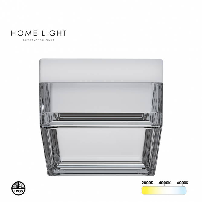 LED PLAFONJERA BL130CW 9W CCT BELA IP65