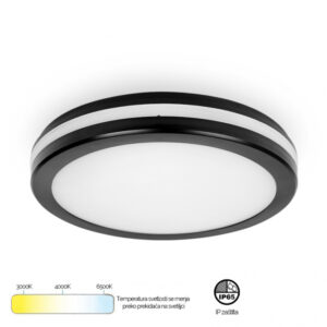 LED PLAFONJERA MONA-300-30W 3000/4000/6500K IP65 CRNA
