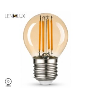 LED SIJALICA FILAMENT DIM G45 4W E27 2700K 400lm AMBER