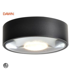 DAWN LED SVETILJKA 062 PLAFONSKA 7W 3000K IP65 CRNA