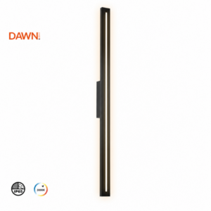 DAWN LED SVETILJKA 1010D ZIDNA 28W 3000K IP65 CRNA
