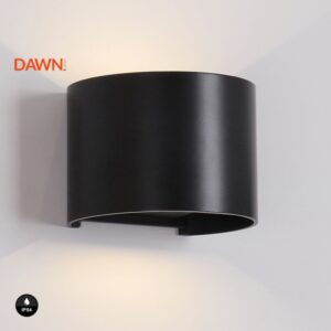 DAWN LED SVETILJKA A310R ZIDNA 6W 3000K IP54 CRNA