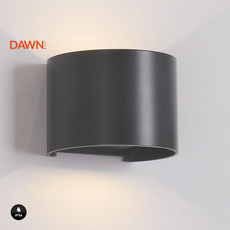 DAWN LED SVETILJKA A310R ZIDNA 6W 3000K IP54 SIVA