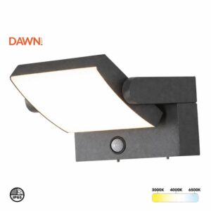 DAWN LED SVETILJKA S007 ZIDNA SENZOR 20W 3000K IP54 SIVA