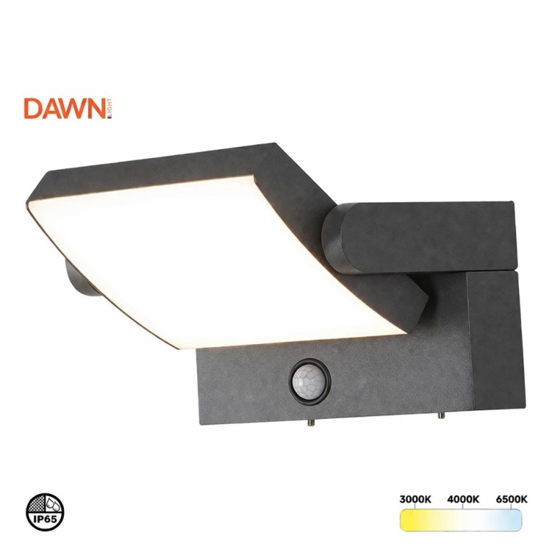 DAWN LED SVETILJKA S007 ZIDNA SENZOR 20W 3000K IP54 SIVA
