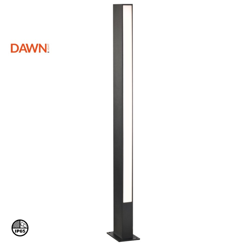 DAWN LED SVETILJKA 0221D-1000 STUBNA 17W 3000K IP65 SIVA