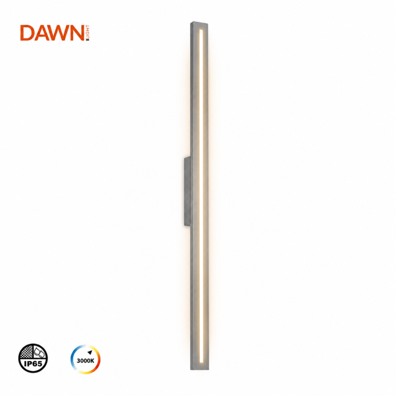DAWN LED SVETILJKA 1010D ZIDNA 28W 3000K IP65 SIVA