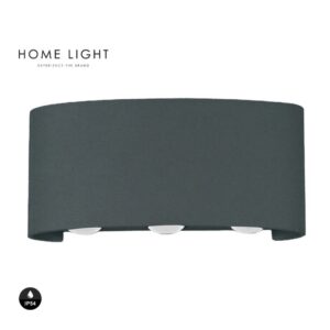 LED SVETILJKA PL-232 ZIDNA 6W 4000K IP54 ANTRACIT