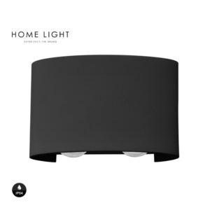 LED SVETILJKA PL-261 ZIDNA 4W 4000K IP54 CRNA