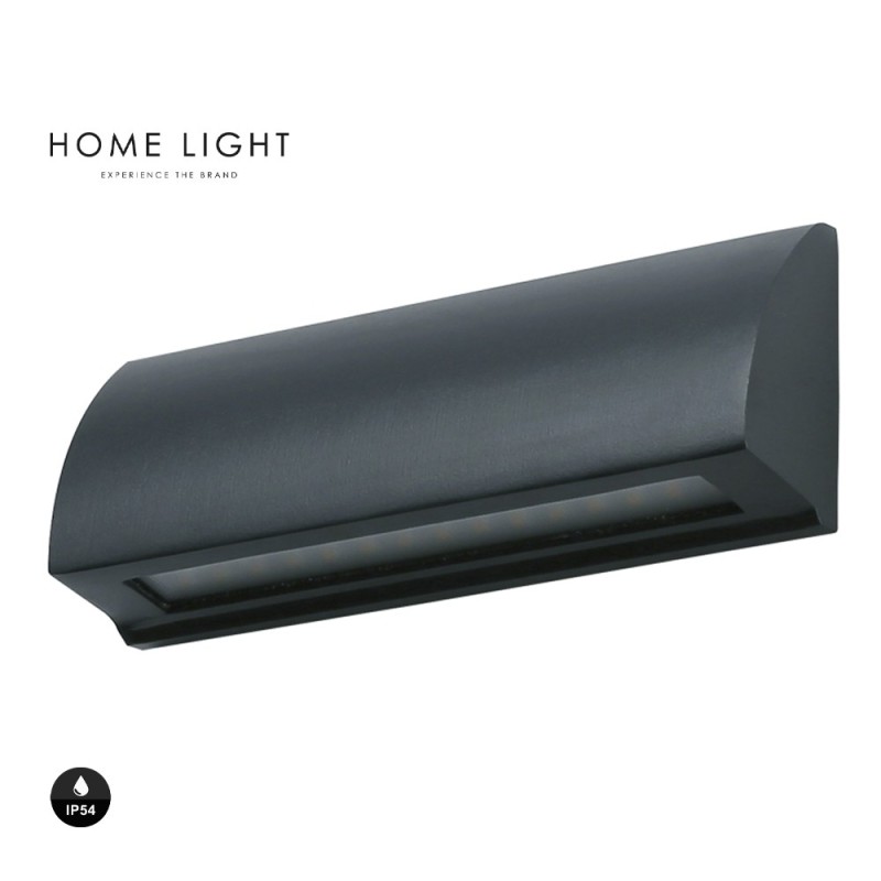 LED SVETILJKA PL-6217 ZIDNA 6W 4000K IP54 ANTRACIT