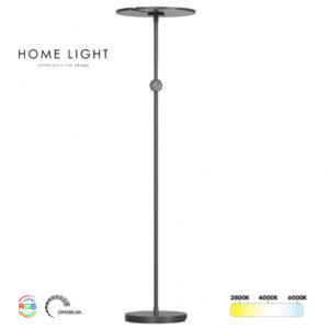 PODNA LAMPA LT400CR 40W+8W RGB/CCT DIM CRNA
