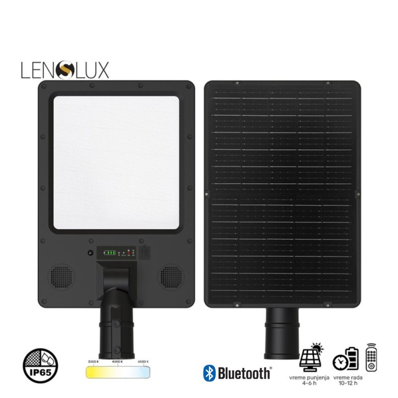 SOLARNA LED ULICNA SVETILJKA RW-TG01 2300lm IP65 BLUETOOTH