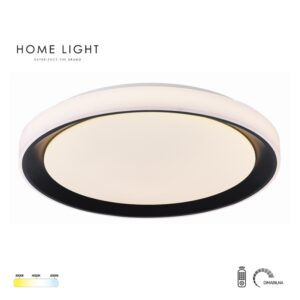 SOLEA 101 PLAFONSKA SVETILJKA 24/48W CCT CRNA DIM