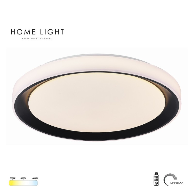 SOLEA 101 PLAFONSKA SVETILJKA 24/48W CCT CRNA DIM