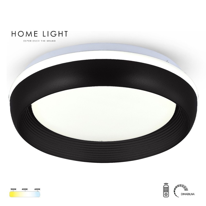 SOLEA 110 PLAFONSKA SVETILJKA 24/48W CCT CRNA DIM